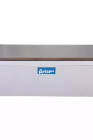 Must Have Merritt Smooth Single-Door Xtra Deep Crossbody Tool Box - 19x20x70 - Gloss Aluminum 710110-222 | RealTruck