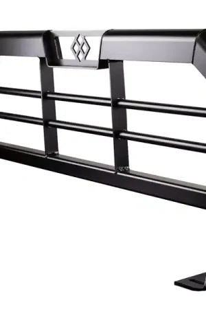 Merritt Horizontal Bar Headache Rack - Cab Height - Gloss Black 720204-133 | RealTruck Affordable