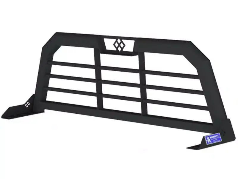 Special Offer Merritt Horizontal Bar Headache Rack - Cab Height - Satin Black 720205-134 | RealTruck