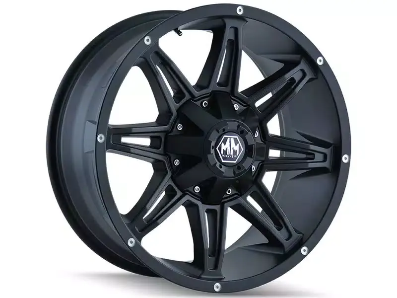 Factory Price Mayhem Black Rampage Wheel 8090-2178MB | RealTruck