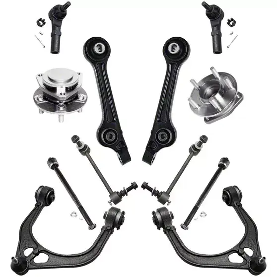 Front Lower Rearward Upper Control Arms with Tie Rods Trending
