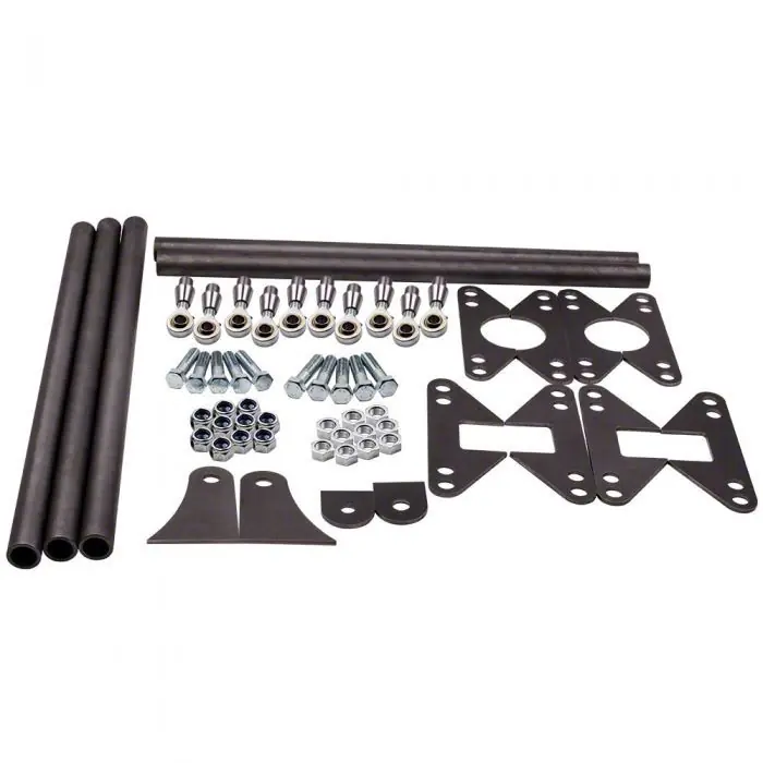 Money Back Guarantee Weld-On Parallel 4-Link Kit with Panhard Bar Brackets
