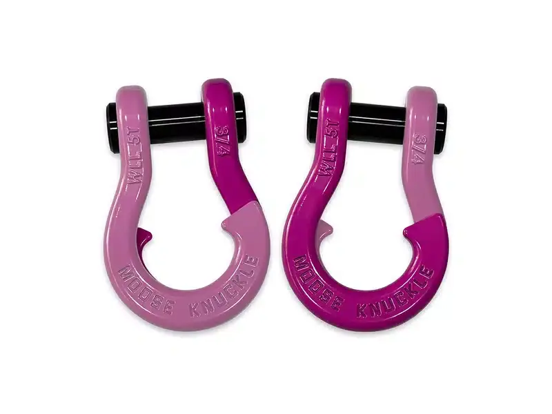 Moose Knuckle Jowl Pretty Pink 3/4" Split Shackle Color Combo FN000020-207 | RealTruck Special Discount
