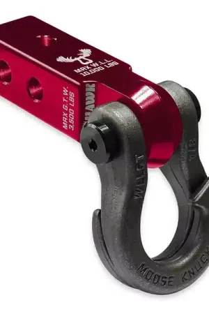 Moose Knuckle Jowl 3/4" Split Shackle & Red Rum Mohawk 2.0 Receiver Combo FN000030-014 | RealTruck Deal
