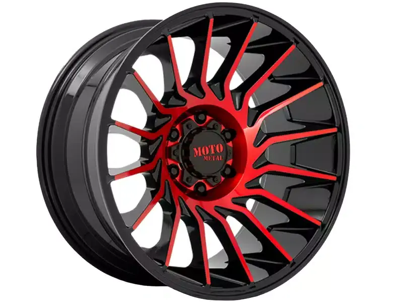 Moto Metal Black & Red MO807 Shockwave Wheel MO80722087918N | RealTruck Price Cut