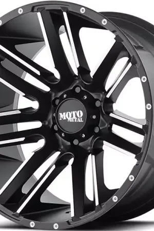 Moto Metal Black MO978 Razor Wheel MO97821063524N | RealTruck Latest