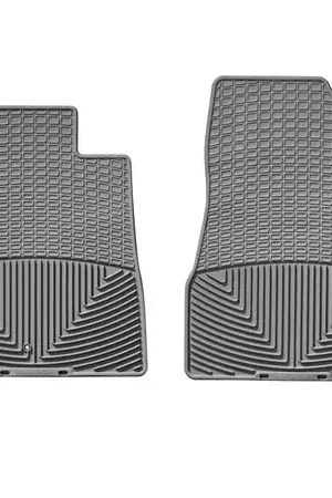 Bargain WeatherTech 07+ GMC Acadia Front Rubber Mats - Grey
