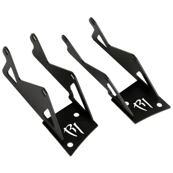 Order Now Rigid Industries Jeep JK - Double A-Pillar Mount - Mounts 2 sets of Dually/D2