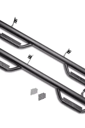 Best Choice N-Fab Black Cab Length Nerf Bars N0570CC-TX | RealTruck
