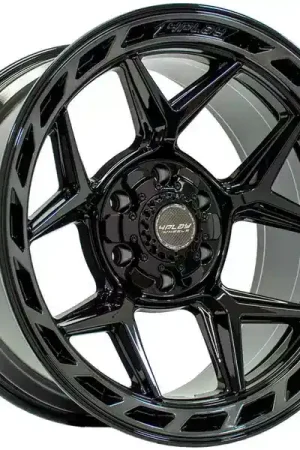 4Play Brushed Black 4P55 Wheel 4P55-20100-5D55-18BBT | RealTruck Today Only
