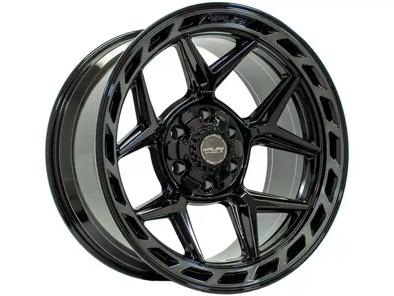 4Play Brushed Black 4P55 Wheel 4P55-20100-5D55-18BBT | RealTruck Today Only