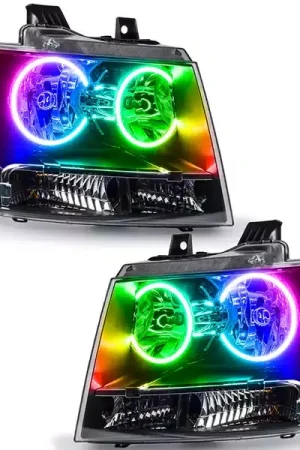 Oracle Chrome LED ColorSHIFT Headlights 7101-504 | RealTruck Express Delivery