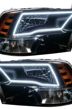 Oracle Black OE Style White Halo Headlights 7121-001 | RealTruck Discount