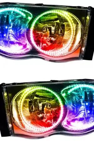 Deal Oracle Chrome LED ColorSHIFT Headlights 7164-504 | RealTruck