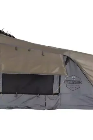 Free Delivery Overland Vehicle Systems Bushveld Hard Shell Rooftop Tent - 4 Person 18089901 | RealTruck