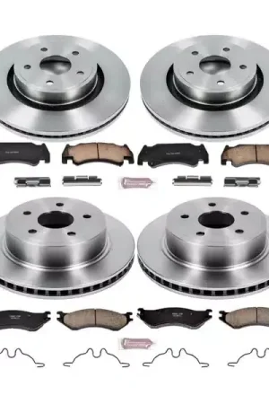 Fast Shipping Power Stop Autospecialty Front & Rear Brake Kit KOE4386 | RealTruck