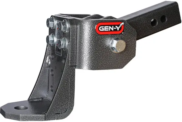 Gen-Y Glyder Torsion-Flex 2in Shank 6in Drop 7K Hitch w/Ball Platform/1in Diameter Mounting Hole Save Now