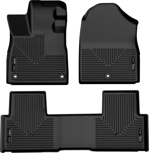 Husky Liners 2023 Honda Pilot Weatherbeater Black Front & 2nd Seat Floor Liners Discount
