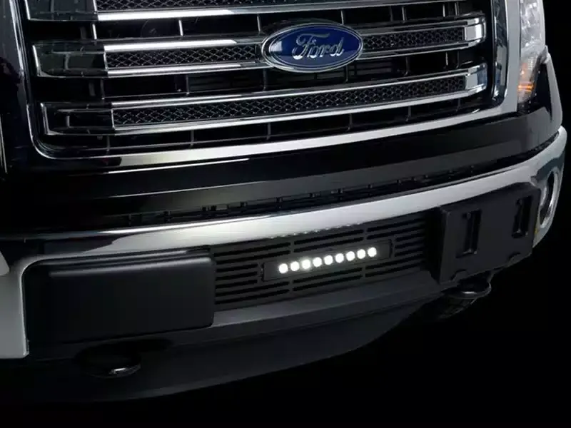 Putco Shadow LED Stainless Bumper Grille 87182L | RealTruck Grab Now