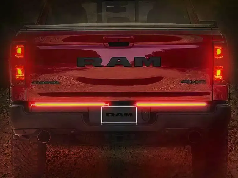 Putco 18" Pair Blade LED Tailgate Light Bar Red/White LEDs & Plug-N-Play Quick Connect Harness 9201018-04 | RealTruck Seasonal Sale