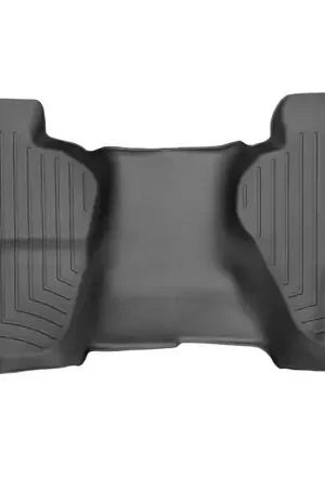 Affordable WeatherTech 2012-2014 Ford F-150 Rear FloorLiner HP - Black