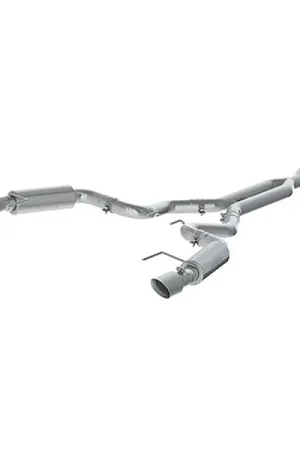 Buy Direct MBRP 15-19 Ford Mustang EcoBoost 2.3L Alum 3in Cat Back Dual Split Rear Exit (Race Version)