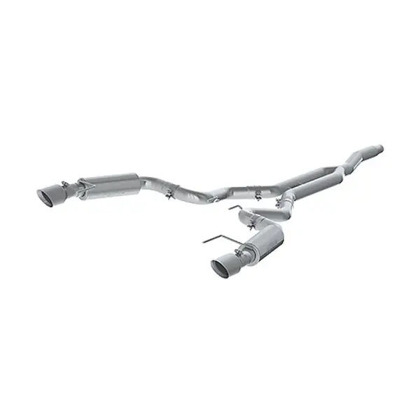 Buy Direct MBRP 15-19 Ford Mustang EcoBoost 2.3L Alum 3in Cat Back Dual Split Rear Exit (Race Version)