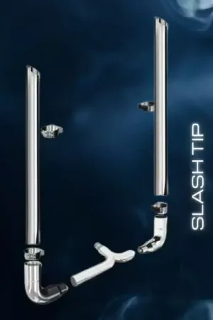 In Demand RoadWorks Freightliner Exhaust Kits Slash Tip 6" Diameter 114" Tall KITFL16S114 | RealTruck