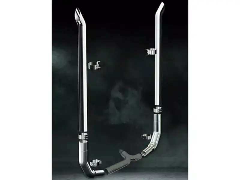 RoadWorks Kenworth Aero Style Cab Exhaust Kits KITKW46B120 | RealTruck Super Sale