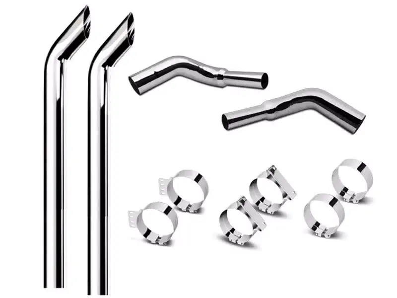 RoadWorks Kenworth Non Aero Style Cab Exhaust Kits KITKW67C120 | RealTruck Luxury