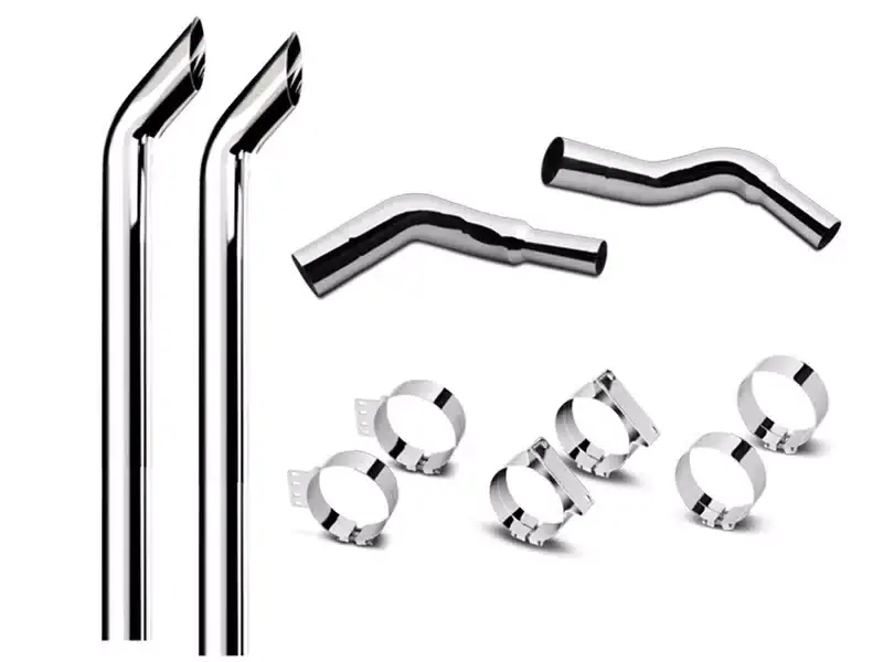 RoadWorks Kenworth Non Aero Style Cab Exhaust Kits KITKW88C120 | RealTruck Hot Picks