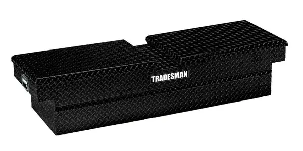 Must Have Tradesman Aluminum Economy Cross Bed Truck Tool Box (60in./Side Opening) - Black