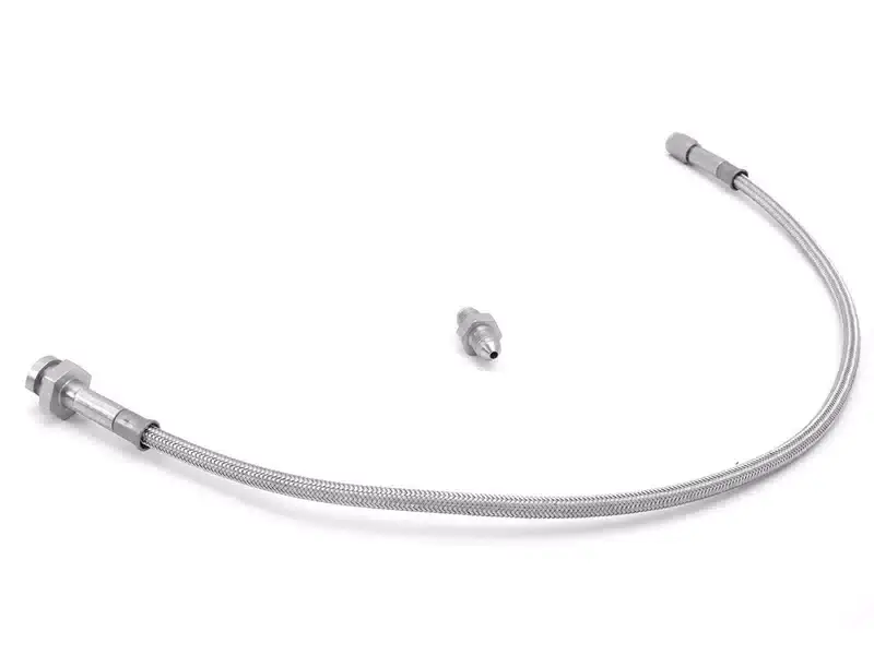 Rugged Ridge Stainless Steel Front Brake Hose Kit 16734.04 | RealTruck Free Delivery