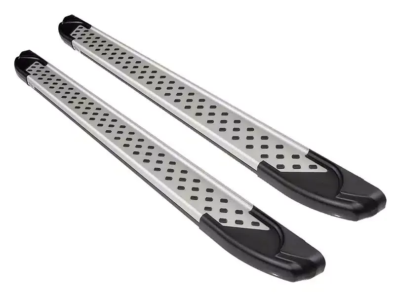 Romik RAL Silver SUV Running Boards 62386418 | RealTruck Don’t Miss Out