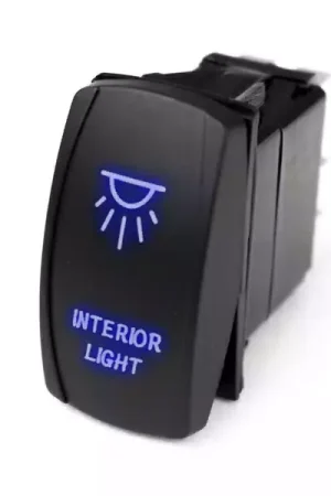 Trusted Brand Race Sport LED Marine Blue Interior Light Rocker Switch MSTLS06B | RealTruck