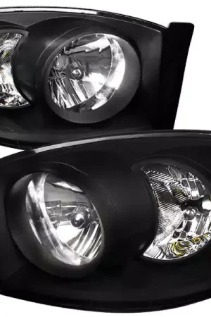 In Demand SPEC-D Black Euro Headlights 2LH-DGP06JM-RS | RealTruck