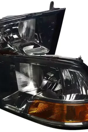 Spec-D Smoked Chrome Crystal Headlights 2LH-DGP09G-RS | RealTruck Factory Price