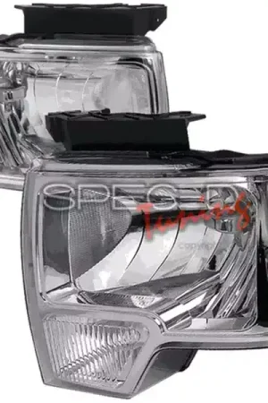 Limited Time Spec-D Chrome Crystal Headlights 2LH-F15009-RS | RealTruck