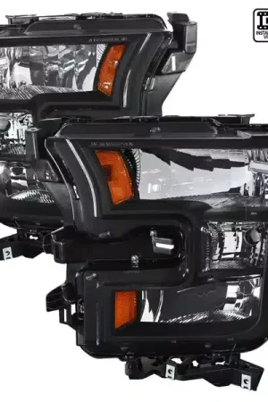 SPEC-D Black Crystal Headlights 2LH-F15015JM-RS | RealTruck Buy Online