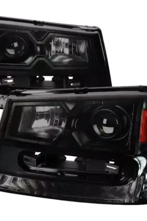 Save Now SPEC-D Smoked Black DRL Projector Headlights 2LHP-TBLZ02SM-V2-RS | RealTruck