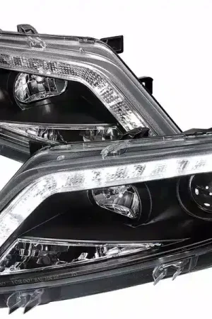 Seasonal Sale SPEC-D Black DRL Projector Headlights LHP-FUS10JM-TM | RealTruck