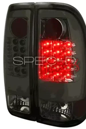 Cheap Spec-D Smoked Chrome LED Tail Lights LT-F25008GLED-TM | RealTruck