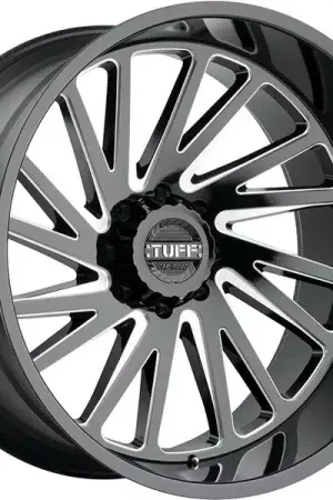 Save Now Tuff Machined Black T2A Wheel 2614T2A-28165B22R | RealTruck