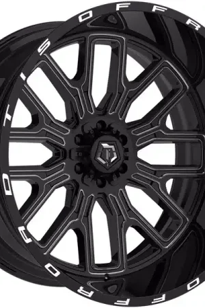 Instant Buy TIS Milled Gloss Black 560 Wheel 560BM-2100519 | RealTruck
