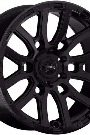 Torque Matte Black Canyon Wheel TW401R-17858304P12 | RealTruck Same Day Shipping