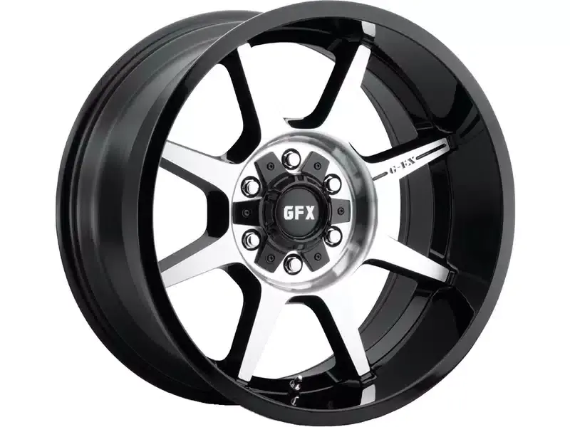 Today Only G-FX Machined Gloss Black TR31 Wheel T31-290-8165-18-GBMF | RealTruck