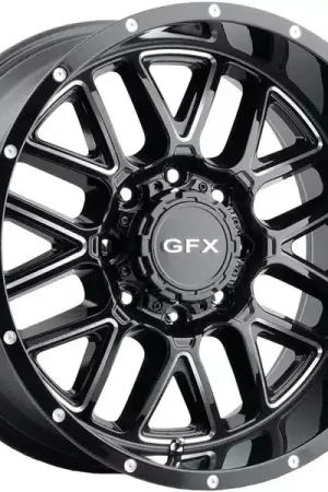 G-FX Milled Gloss Black TM5 Wheel TM5-290-8165-12-GBM | RealTruck Final Sale
