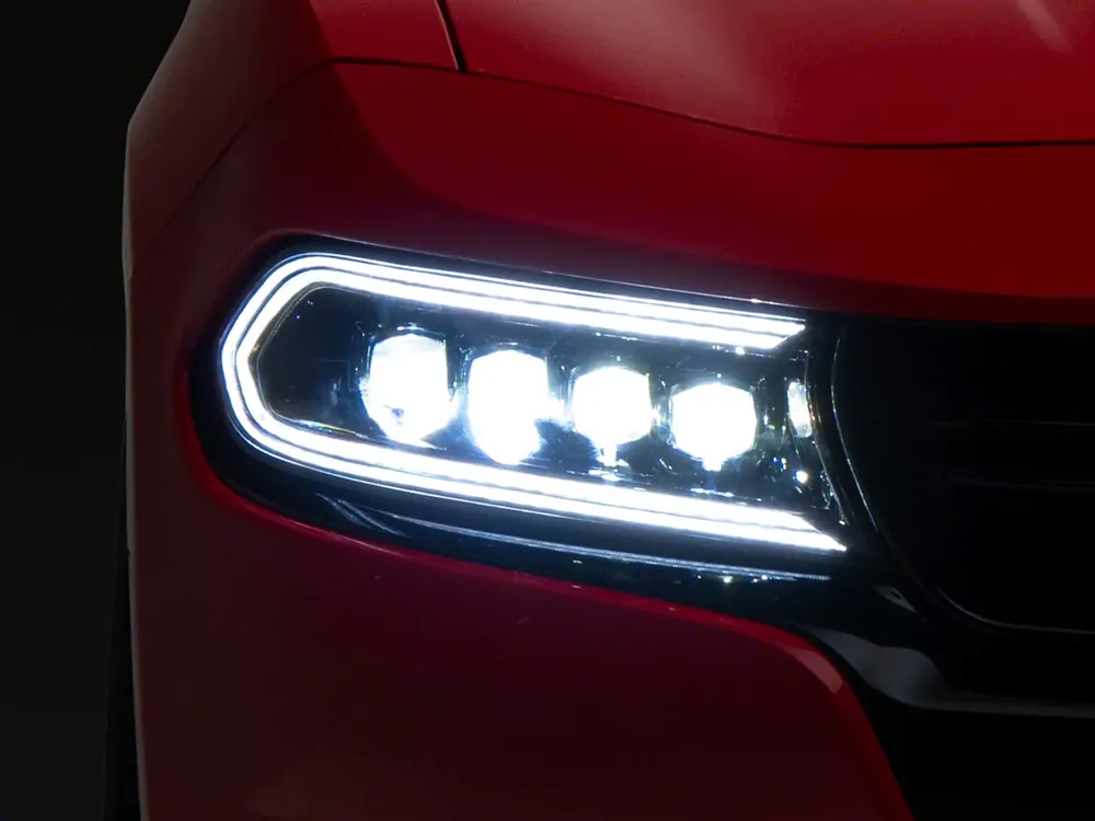 AlphaRex NOVA-Series LED Projector Headlights; Alpha Black Housing; Clear Lens Top Rated