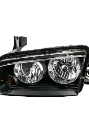 One Day Deal Headlights Depot Halogen Headlight; Driver Side