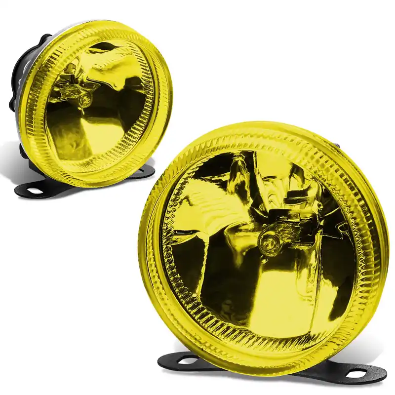 3.50-Inch Round Fog Lights; Amber Professional Grade